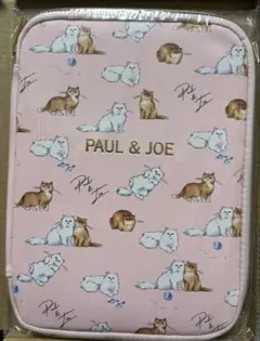 PAUL & JOE 猫柄ポーチ ピンク