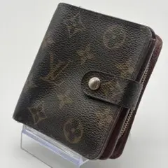マ*ー様 ルイヴィトン モノグラム コンパクトジップ 二つ折り財布