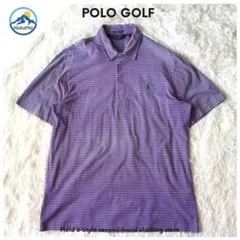 POLO GOLF RALPH LAUREN ポロシャツ Lサイズ パープル