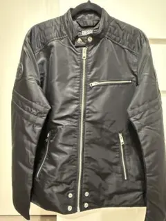DIESEL シングルライダース ジャケット ブラック L
