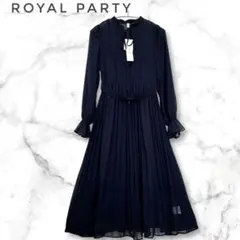 ◆未使用◆ロイヤルパーティー シアーワンピース インナー付き ベルト付き