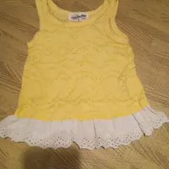 80サイズ　フリル付きタンクトップ