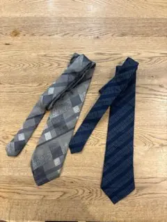 【美品】BURBERRY BLACK LABEL他ネクタイ2本セット