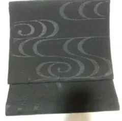 【超お買い得品】黒 絽 夏 名古屋帯 高級品 極美品