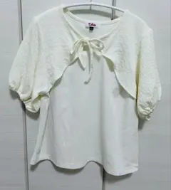 ピンクラテ　ボレロ風リプTシャツ　160 新品未着用