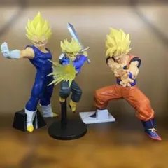 ドラゴンボール 孫悟空 ベジータ トランクス フィギュア 3点セット