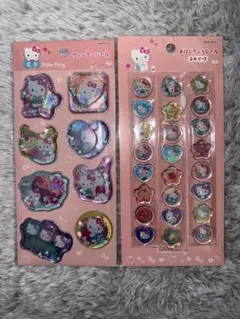 【正規品】キティちゃん ウォーターシール おはじきふうシール