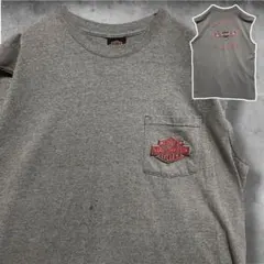 CARM ハーレー Tシャツ USA製 ダビッドソン ポケット ビンテージ 古着