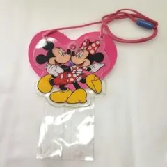 東京ディズニーランド ミッキー ミニー パスケース ネックストラップ