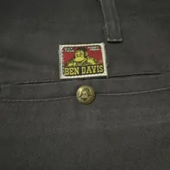 70s ベンデイビス フリスコパンツ USA製 黄タグ ブラック ユニオン