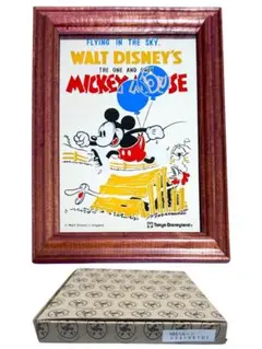 レトロ ミッキーマウス Disney ウォールミラー パブミラー