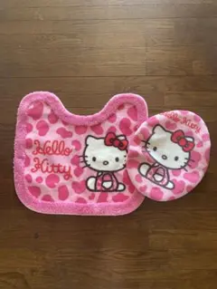 ハローキティ トイレ用マット・カバーセット