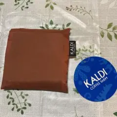 カルディ　エコバッグ　いきものがたり　ブルー