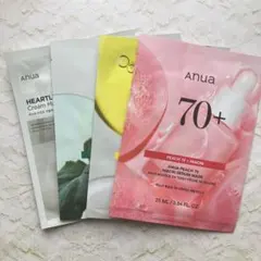 Anua シートマスク 4種セット アヌア セラムマスク