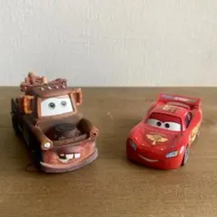 Mattel マテル カーズ マックィーン メーター ミニカー 2点セット