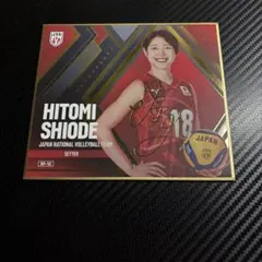 バレーボール女子日本代表 北窓絢音トレーディングmini色紙 - メルカリ