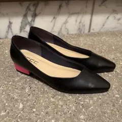 新品❤️マックスマーラ バックル バイカラー エナメル パンプス 37(約24 新品❤️マックスマーラ バックル バイカラー エナメル パンプス