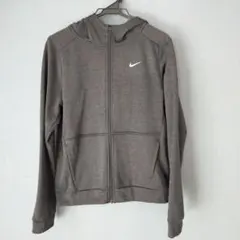 Nike フルジップ ダークグレー パーカー