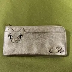 アナスイ 猫デザイン三つ折りミニ財布 - メルカリ