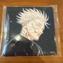 呪術廻戦　五条悟 BIGスクエア缶バッジ　呪術廻戦展