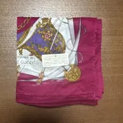 PAOLO GUCCI ハンカチ ボルドーのサムネイル