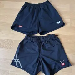 バタフライ ミズノ ブラックショーツ