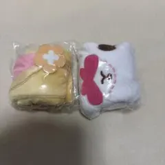 シュガーバニーズ ふわふわ巾着 はなうさ しろうさ