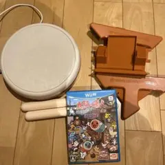 タタコン　wiiu バチ　台 太鼓の達人　あつめてともだち大作戦ソフト