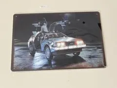 DMC DeLorean ブリキ看板 インテリア