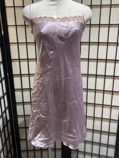 ㊸2点セット薄紫ポリエステルキャミソール 9AR