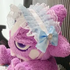 ヘッドドレス 天使界隈 水色 白色 サブカル系 ロリータ