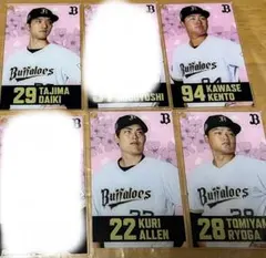 オリックスバファローズ　コロチャレC賞　4枚