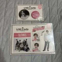 SixTONES 京本大我 缶バッジ、ステッカー
