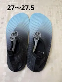 メンズ　マリンシューズ　27〜27.5 青