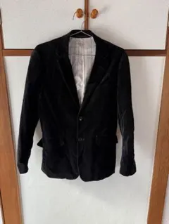 COMME CA ISM メンズベロアテーラードジャケット