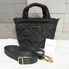 美品☆MARC JACOBSキルティング2wayショルダーバック ブラック