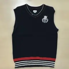 adidas 黒 Vネック ベスト O/XG