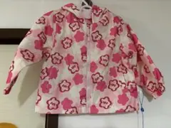 花柄フリース裏地ジャケット 90cm
