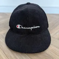 Champion コーデュロイ キャップ ブラック
