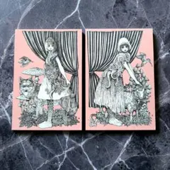 非売品　ヒグチユウコ　ポストカード　✾狼　羊✾　少女　ボリス雑貨店