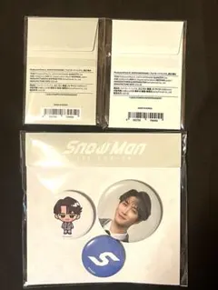 SnowMan 1st POPUP 韓国ソウル　渡辺翔太　カードバッジセット
