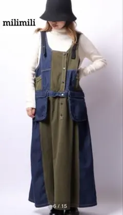 milimili ジャンパースカート ジャンスカのサムネイル