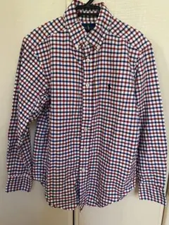 チェック シャツ 青