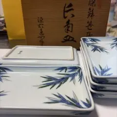 源右衛門 染付馬文 焼物長皿5客セット【新品】共箱あり - メルカリ
