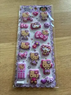 ハローキティ マシュマロシール　日焼けキティ