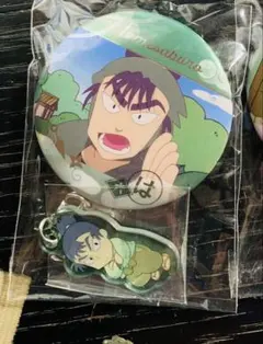 忍たま乱太郎　食満留三郎　チャーム付き缶バッジ　映画　ドクタケ忍者隊最強の軍師