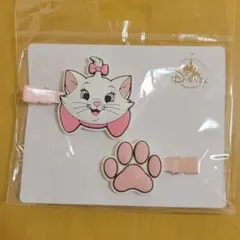 新品　マリーちゃん　ヘアピン ディズニーストア