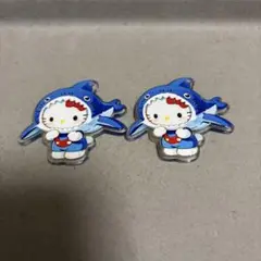 アクリル　キティ　白猫　2枚