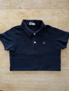 DOUBLE B 黒 ポロシャツ 120