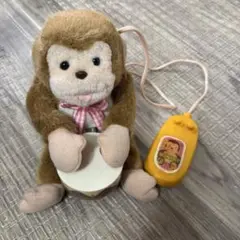 モンキー太鼓叩きのぬいぐるみ リモコン付き